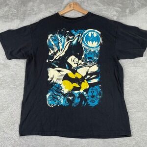 Batman Shirt Mens XL Black DC Comics Superhero Retro Graphic Tee 2012